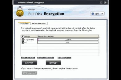 电脑硬盘加密软件(Gilisoft Full Disk Encryption)