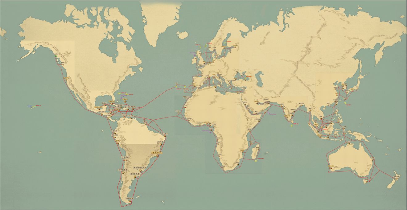 梦回大航海最新版大地图详细标注分享