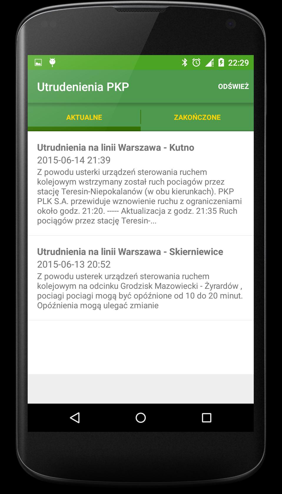 Utrudnienia PKP