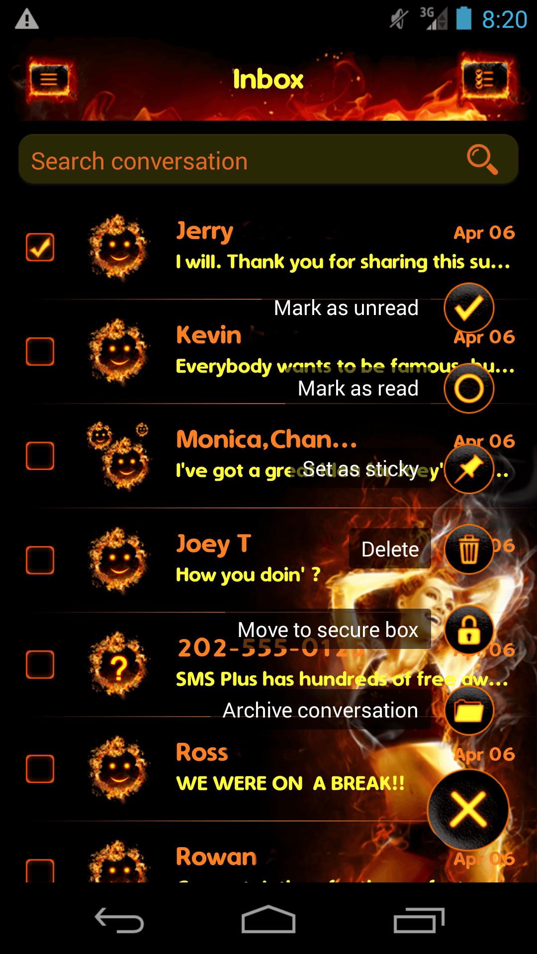 Flame SMS