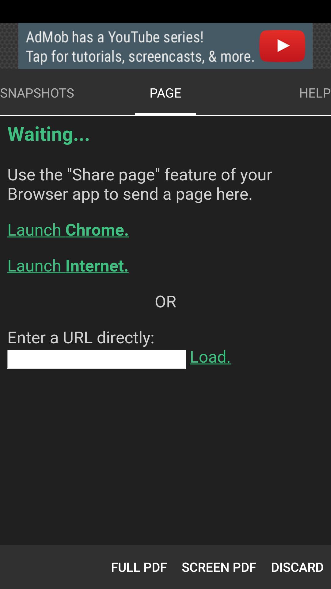Web Snapshots