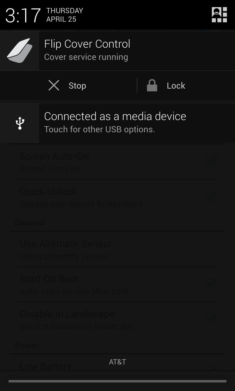 Flip Cover Control