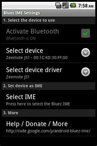Bluez IME