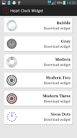 Heart Clock Widget