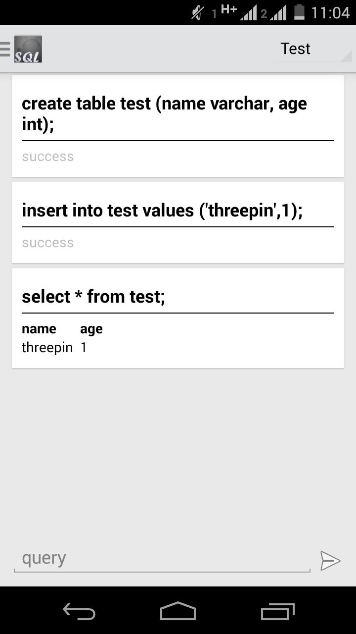 Android Sql