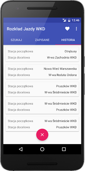 WKD Schedule