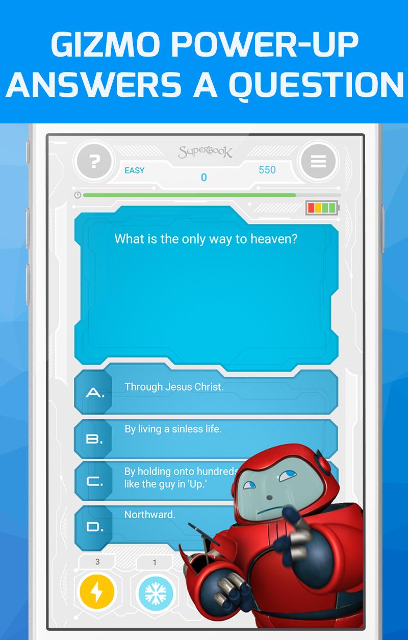 Superbook Bible Trivia Game