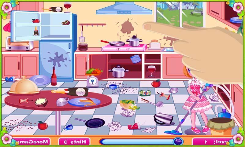 Cleaning and arrange home game