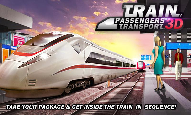 Train: Passengers Transport 3D
