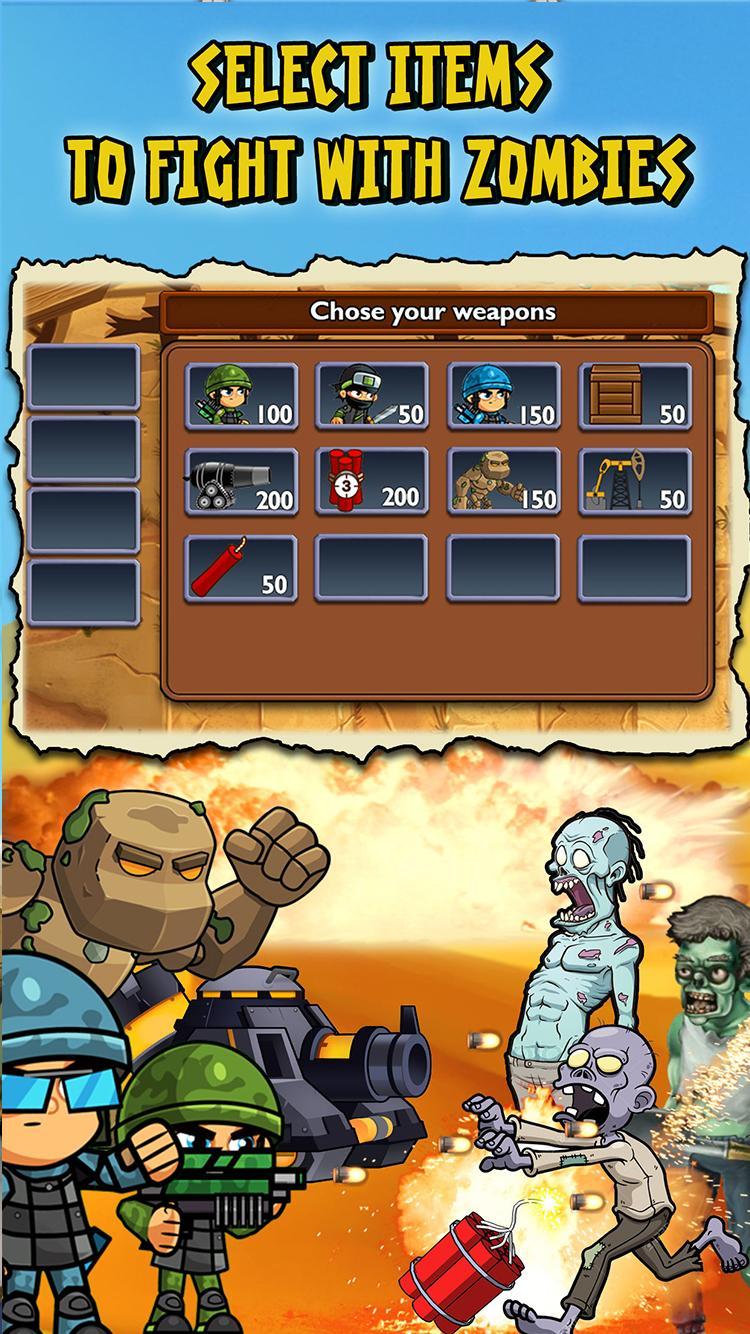 Game defense tower Zombie 2