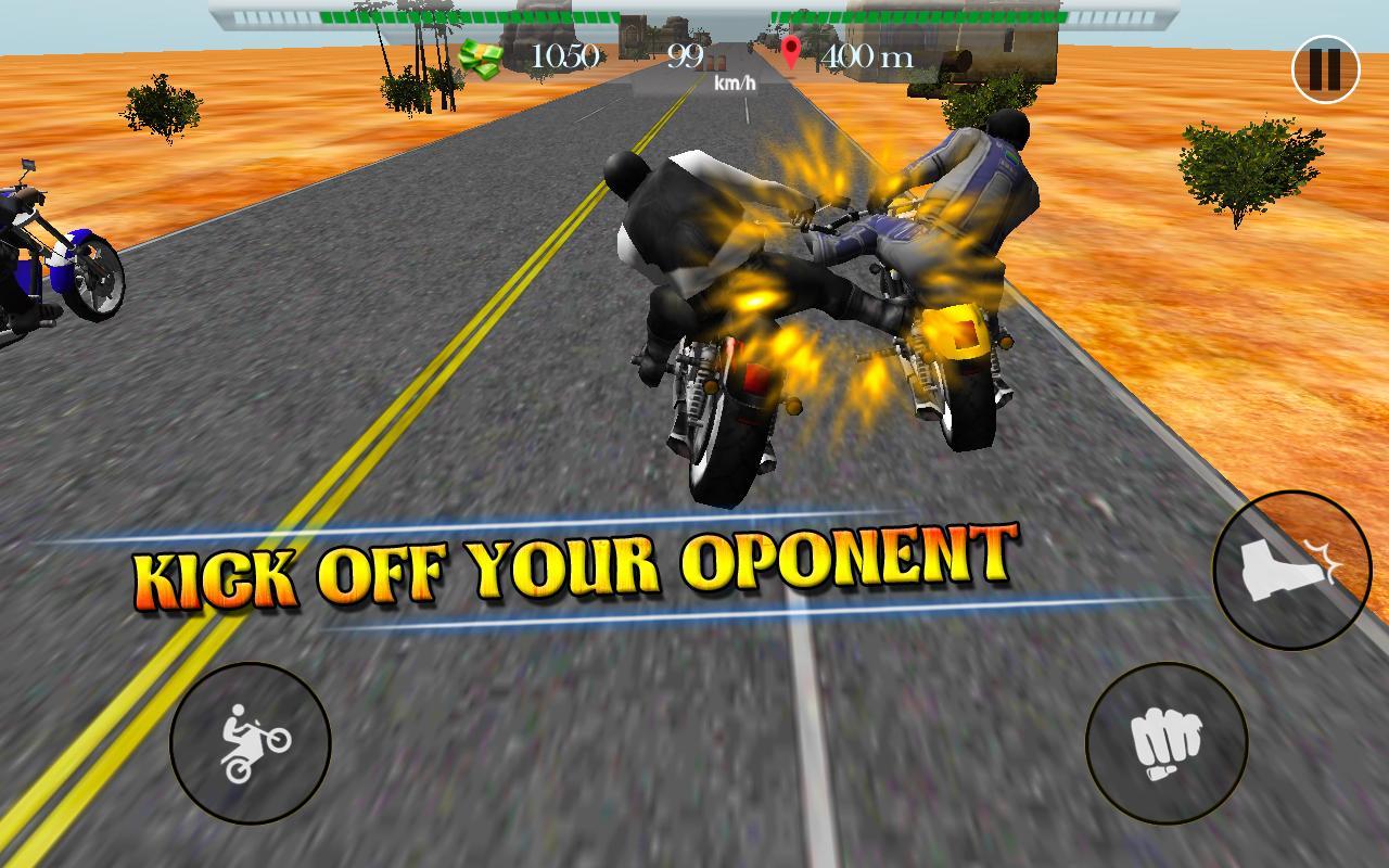 Motorcycle ride thriller 3D
