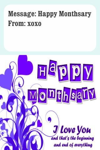 Happy Monthsary Wishes