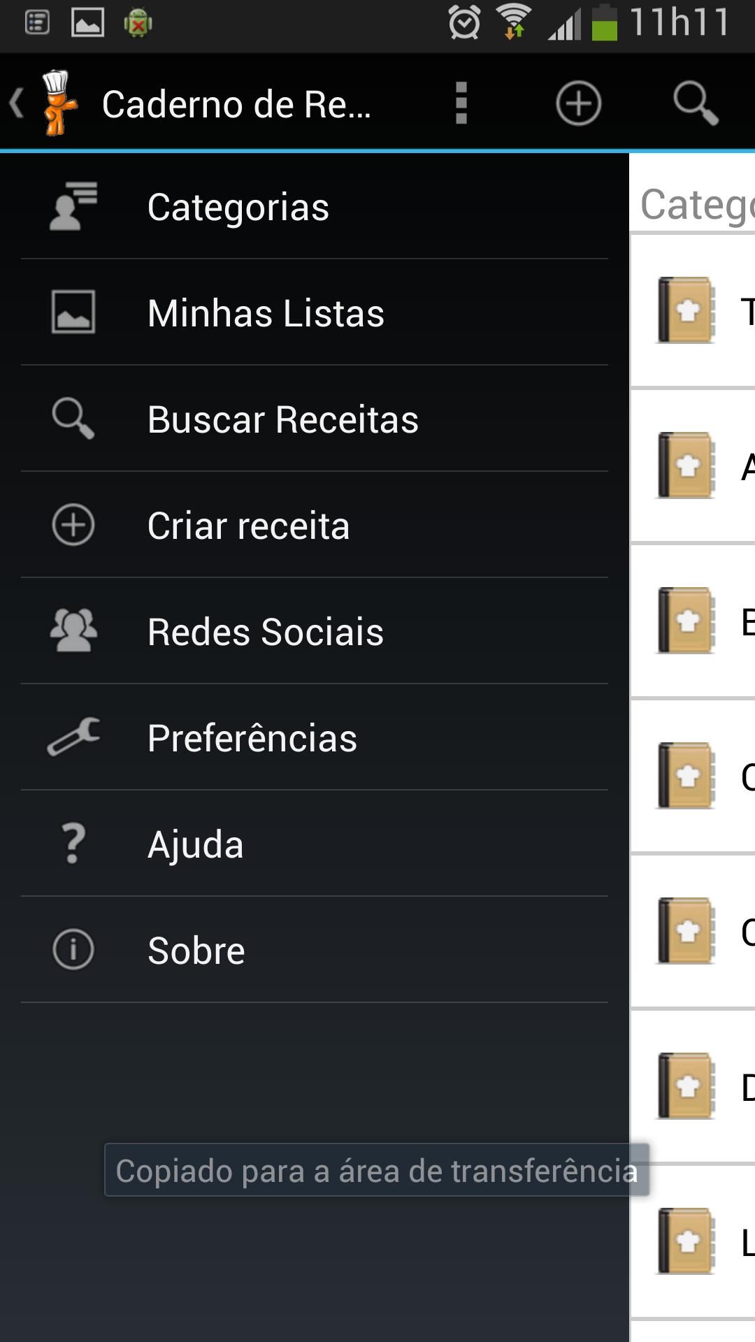 Caderno de Receitas