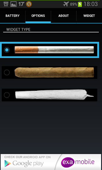 Cigarette Battery