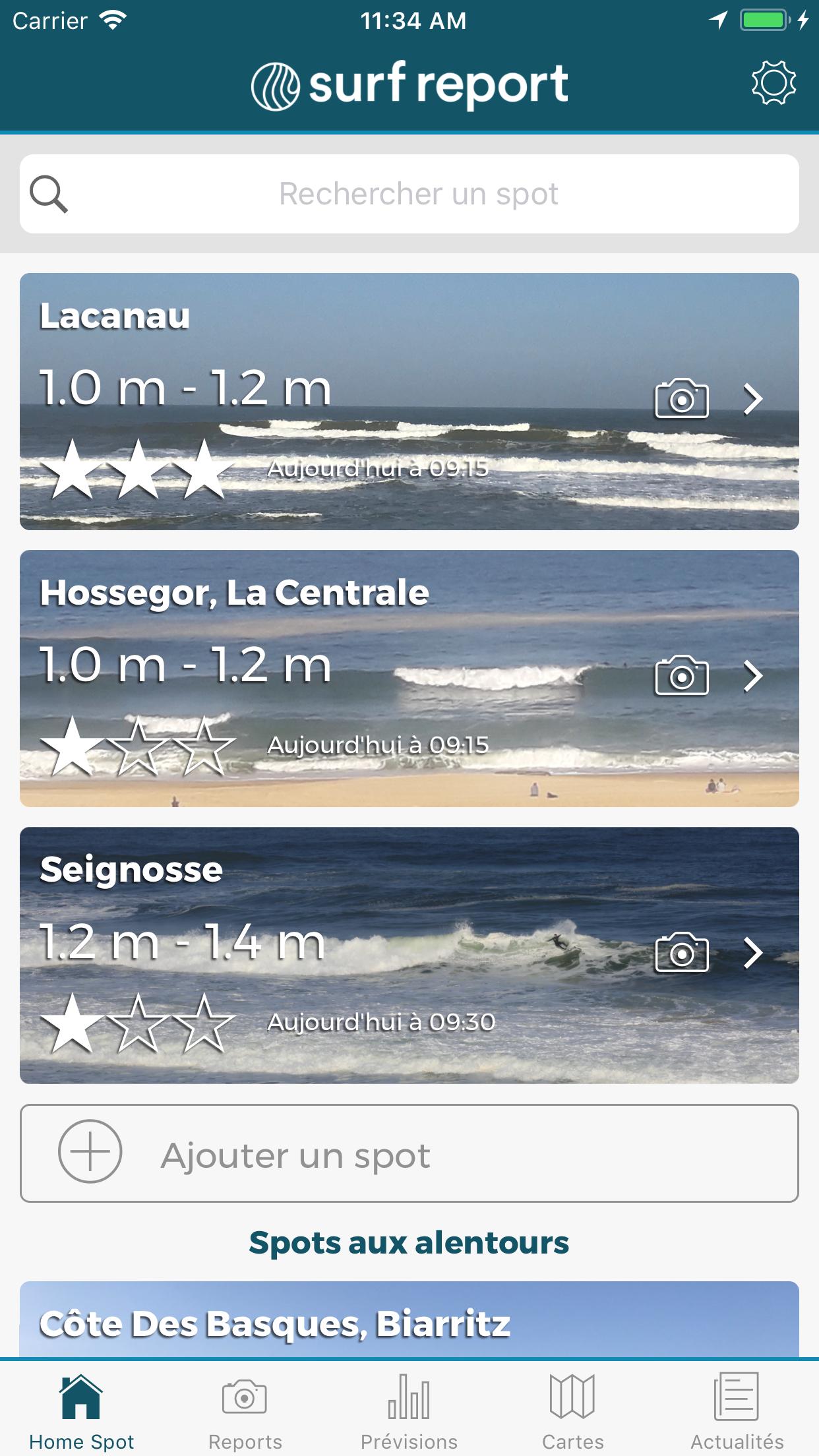Surf Report