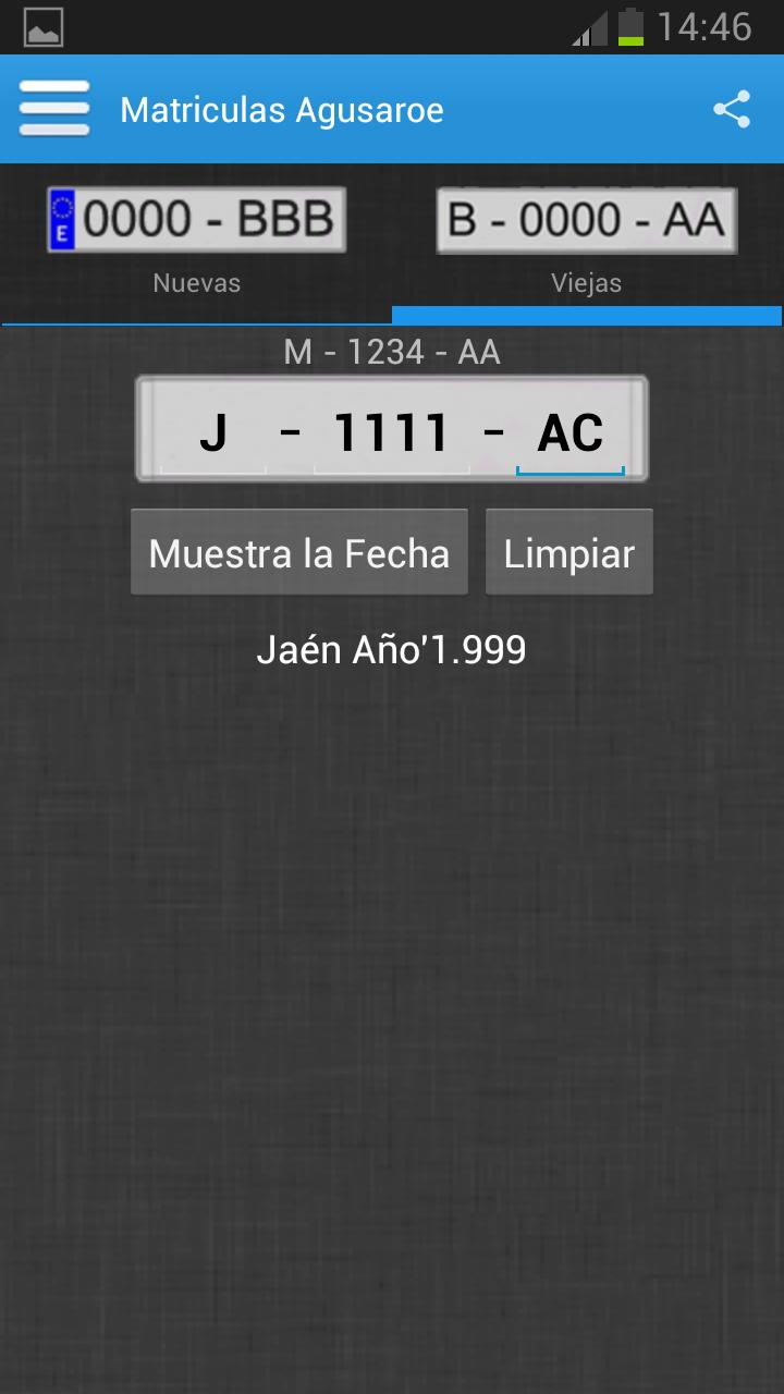 Matriculas Agusaroe