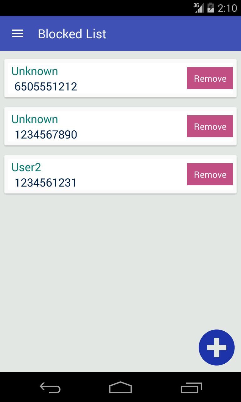 Calls Blocker