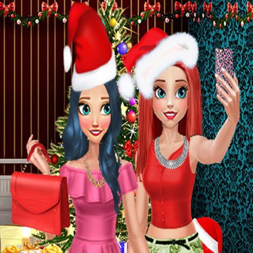 Ladybug Christmas Selfie