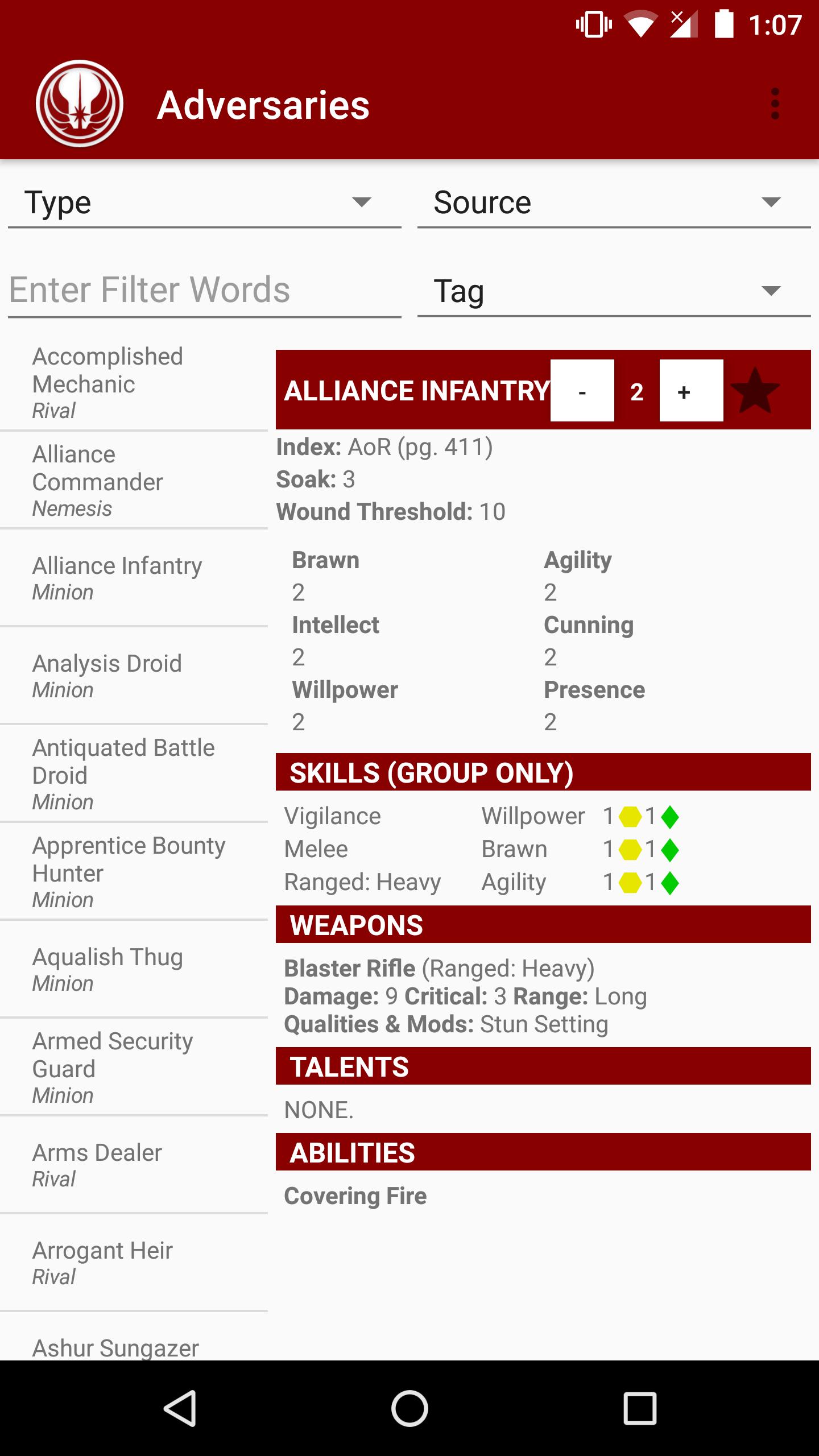 Adversaries