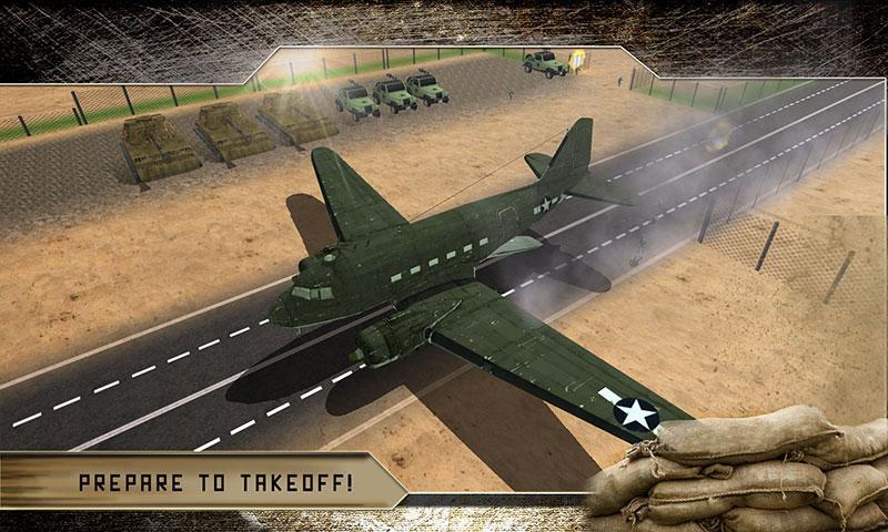 Cargo Fly Over Airplane 3D