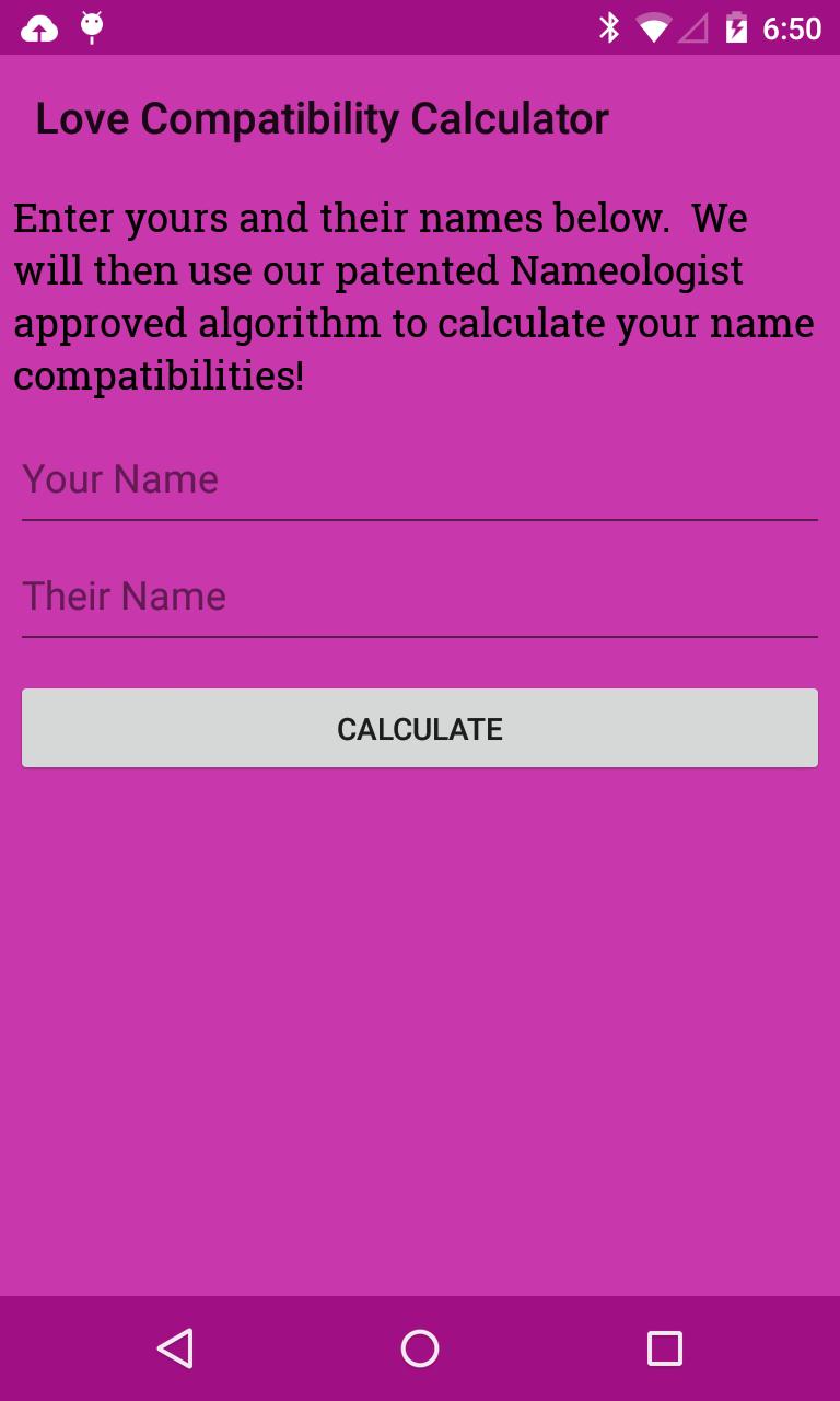 Love Compatibility Calculator