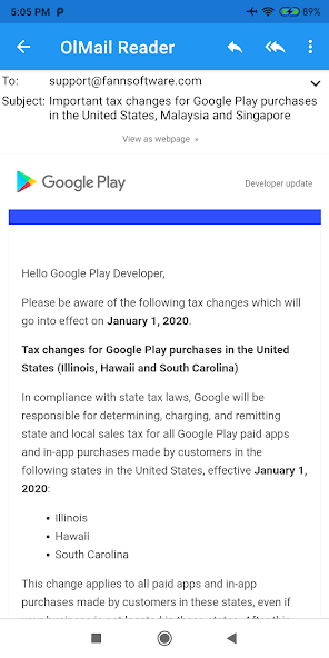 OlMail Reader