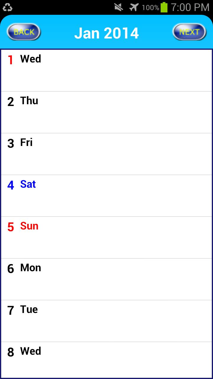 Memo Calendar