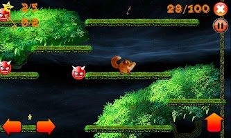 Leaping fox