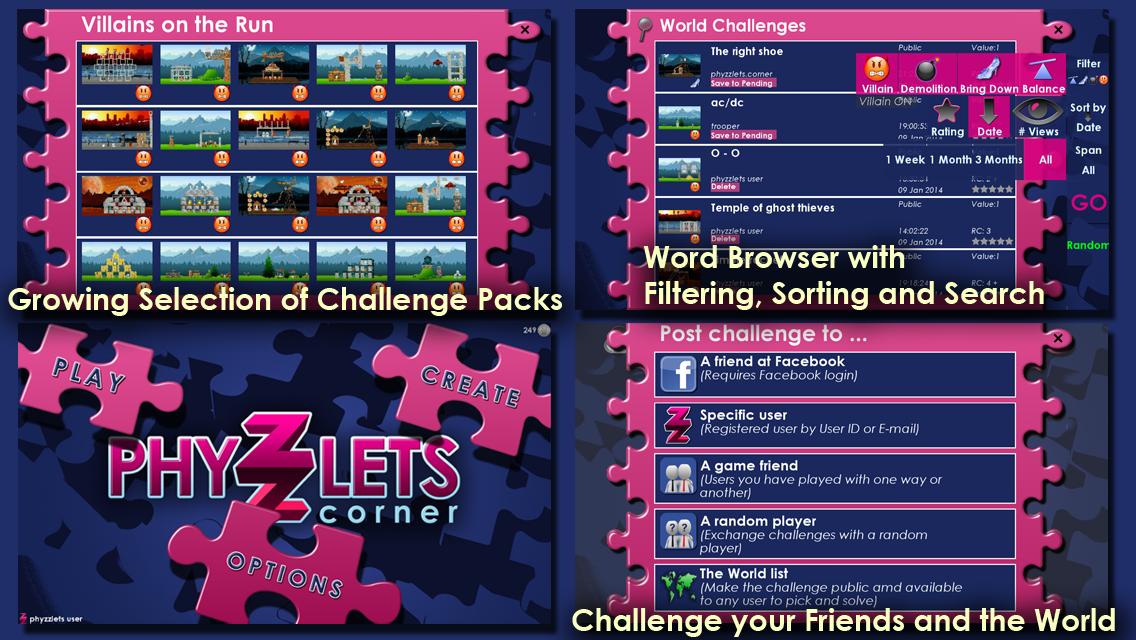 Phyzzlets Corner