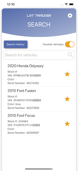 Lot Tracker