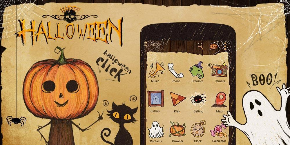 HalloweenClick GOLauncherTheme