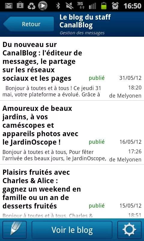 CanalBlog  Mobile