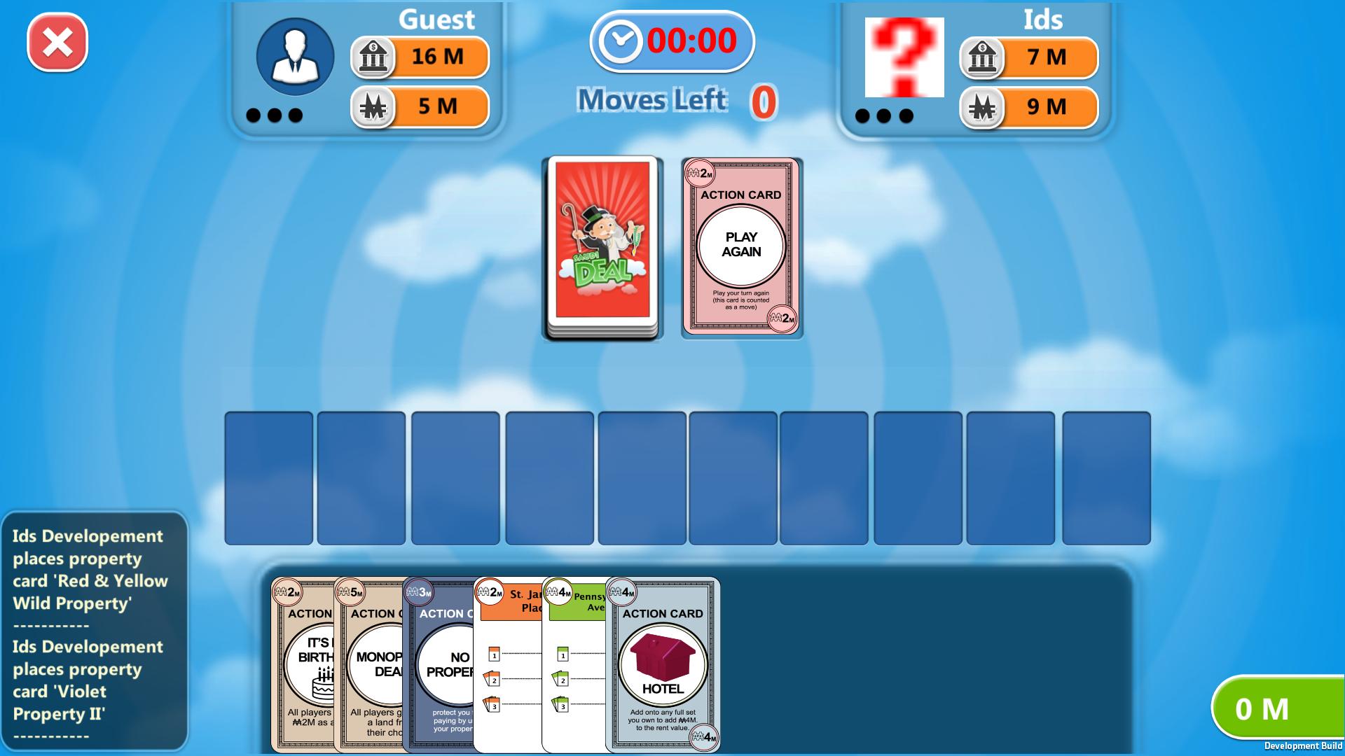 Monopoly Card Deal