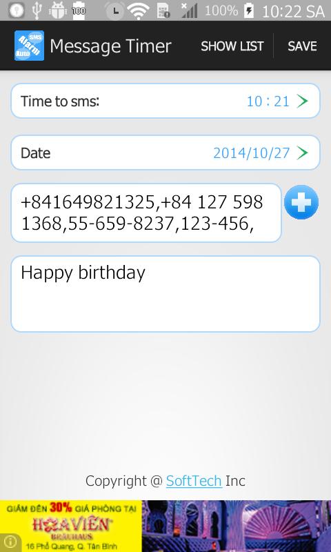 Message Timer