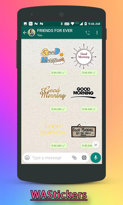 Good Morning Stickers
