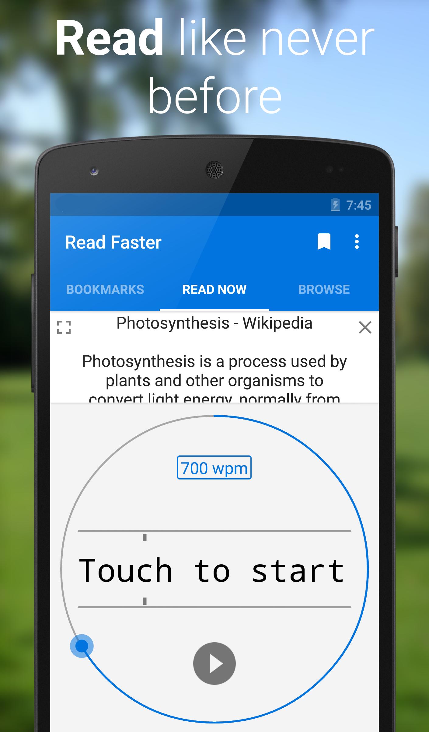 Read Faster