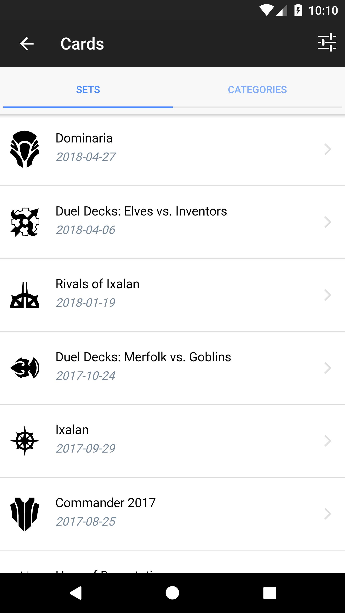 Card Viewer for MTG