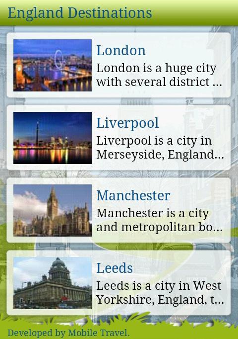 England Travel