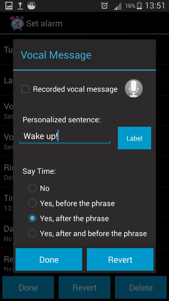 Talking Alarm Clock