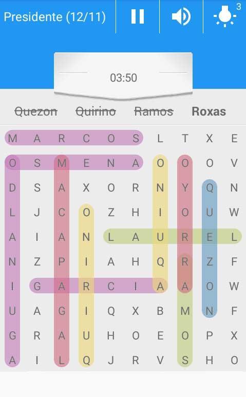 Tagalog Word Search