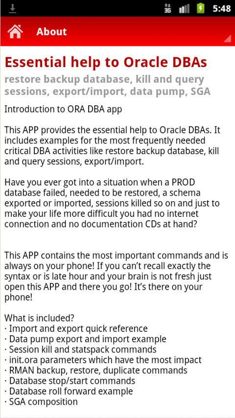 Oracle DBA help