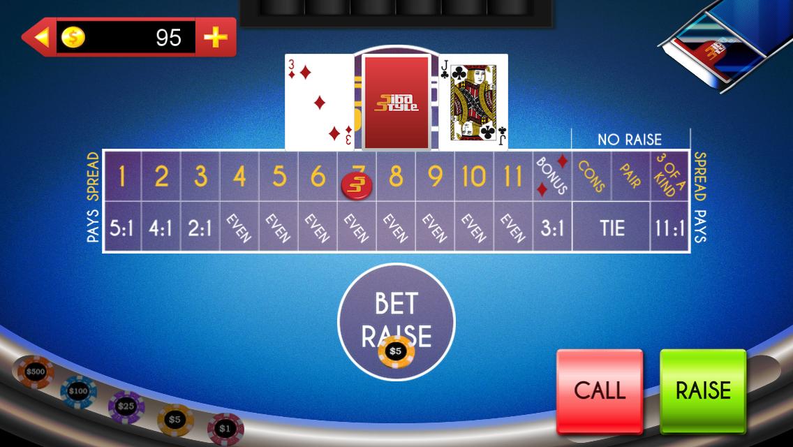 Casino Card Games : 6 in 1
