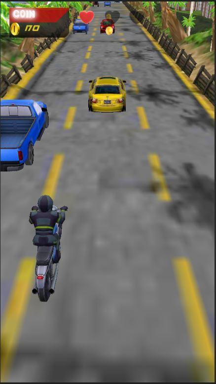 Motocross racing game