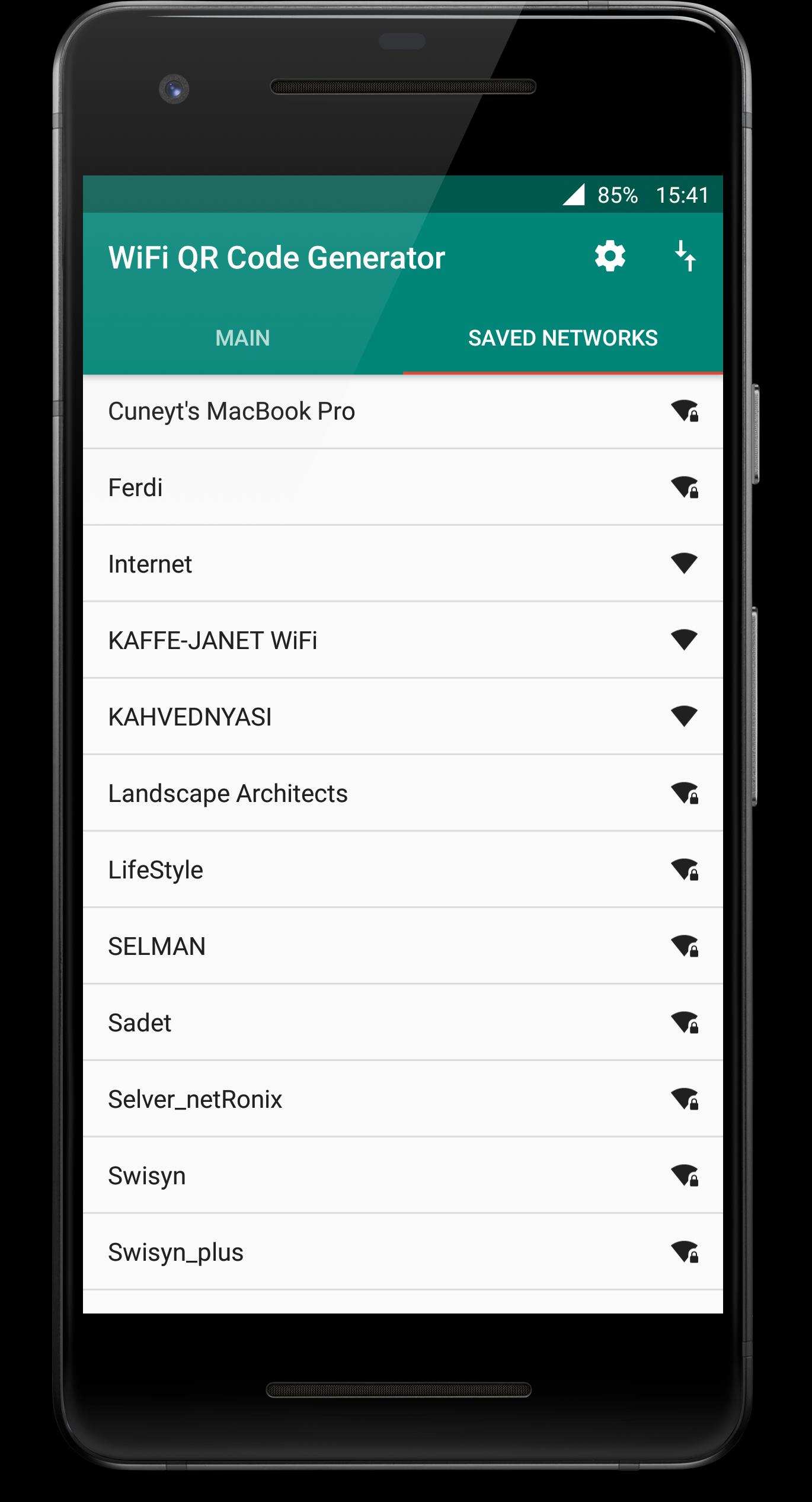 Wifi QR Code Generator & List Passwords (root)