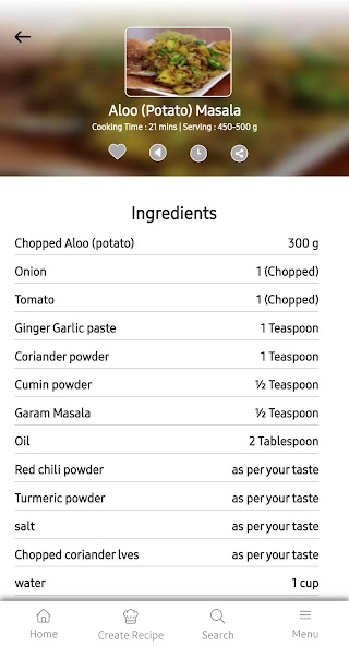 Samsung My Recipe