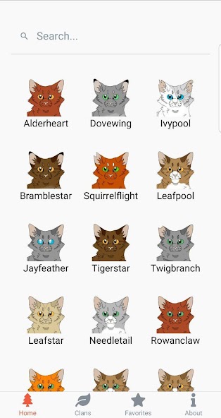 Warriors. Characters