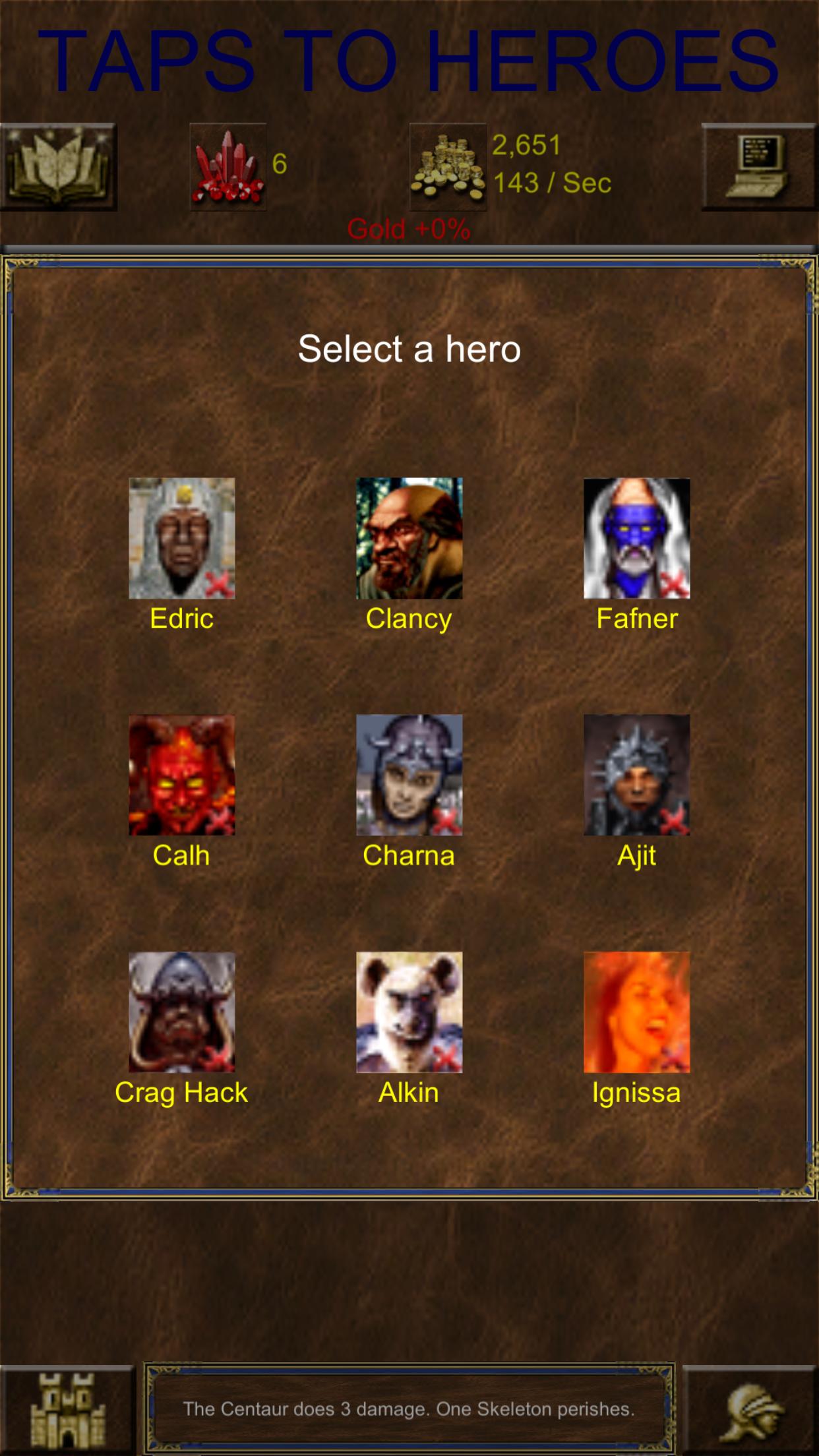 Taps to Heroes: Clicker Heroes of Might & Magic