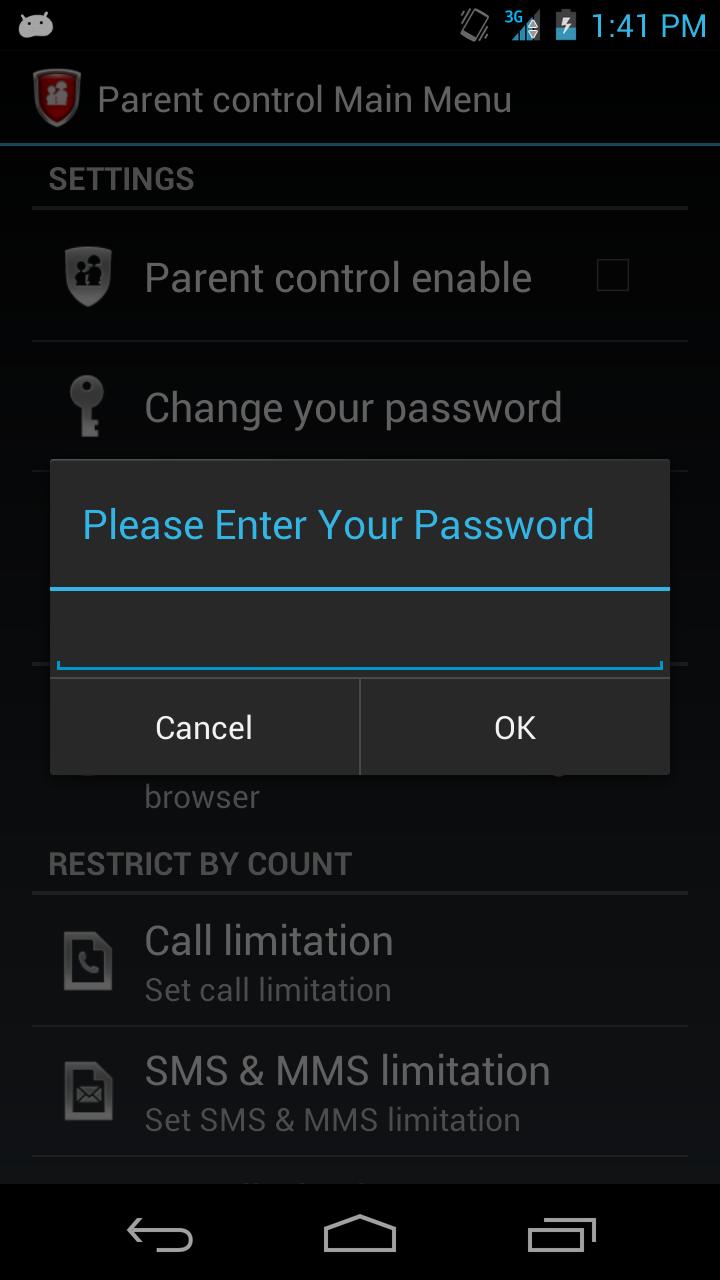 Parent control