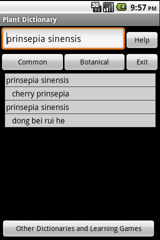 Plant Dictionary