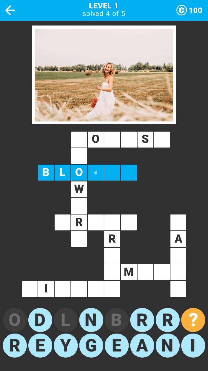 Mom's Crossword with Pictures
